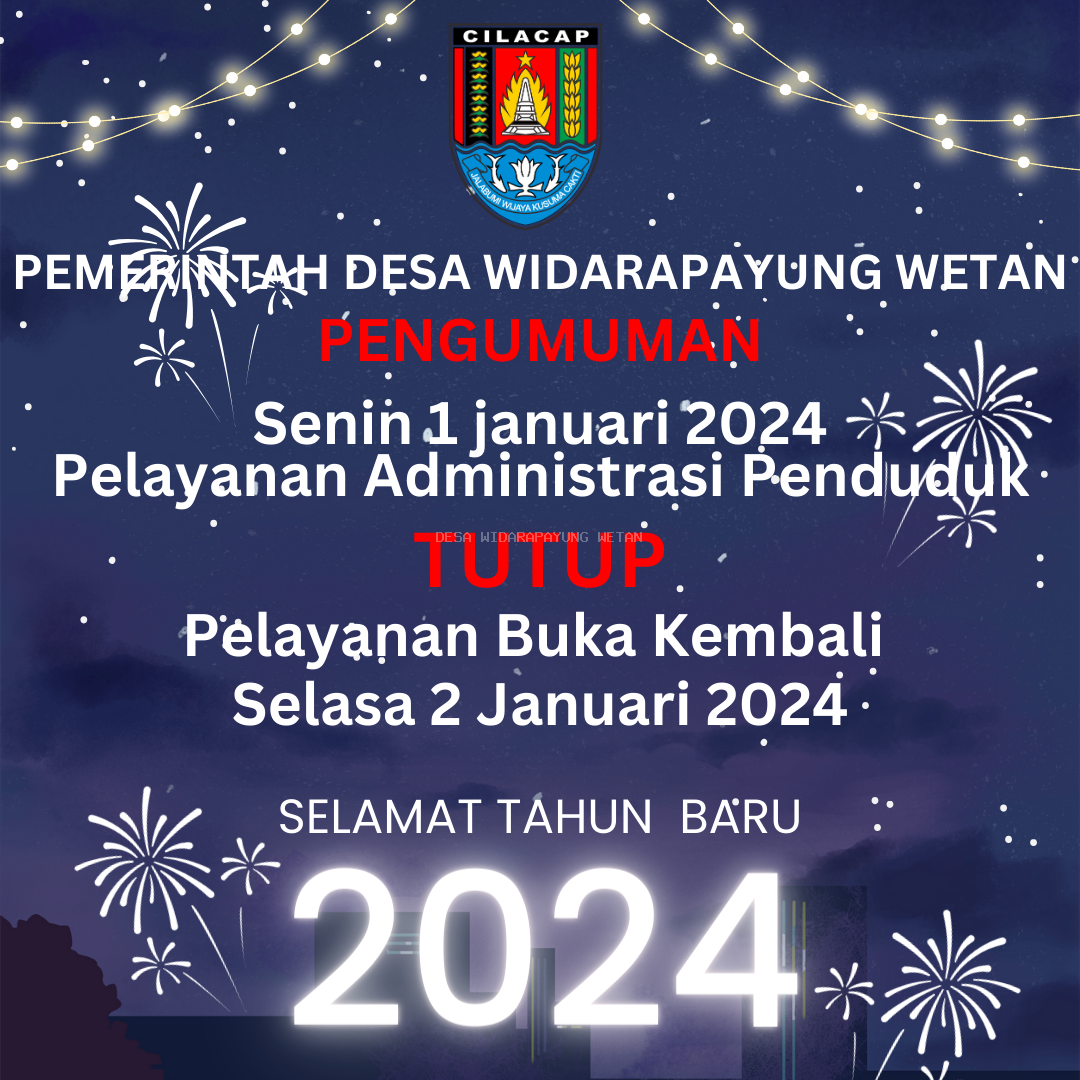 Pengumuman Libur tahun baru