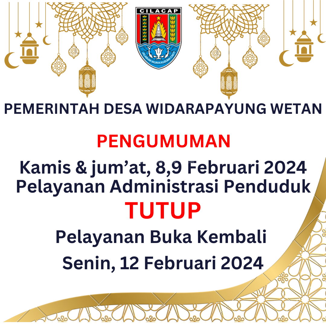 Pengumuman libur memperingati Isro' Mi'roj dan libur tahun baru Imlek 2575 Kongzili