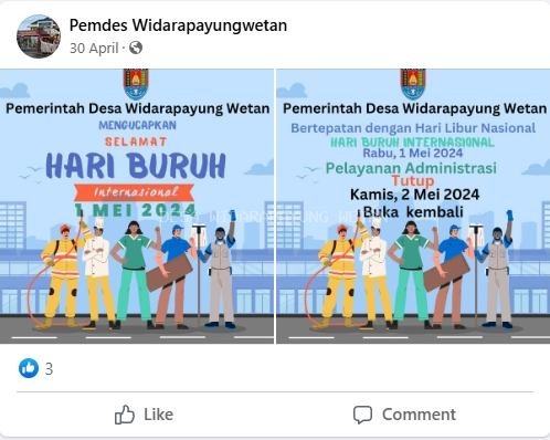 Pengumuman hari libur dan cuti bersama hari buruh