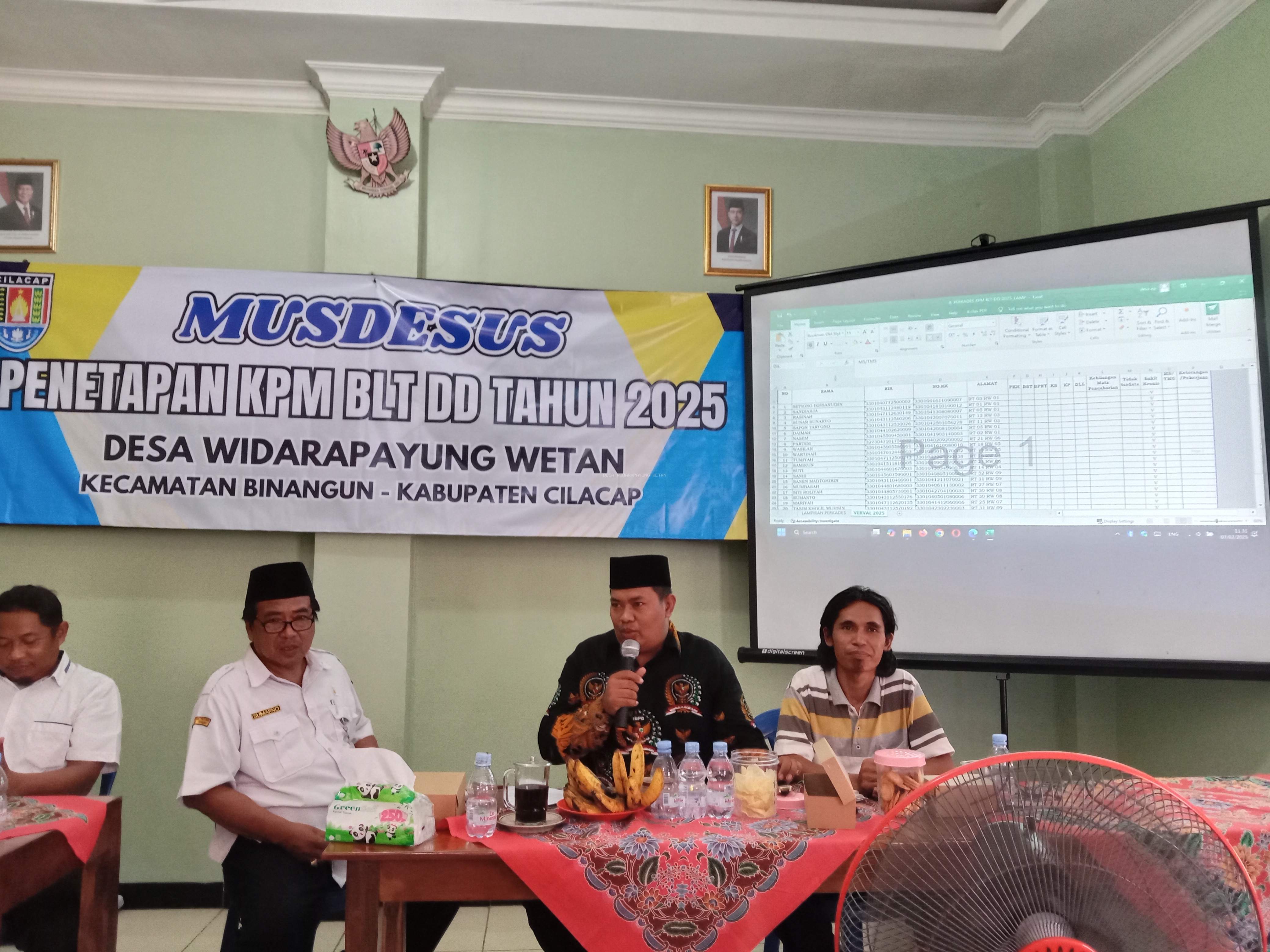 Musyawarah Desa Khusus untuk Penetapan KPM BLT Tahun 2025
