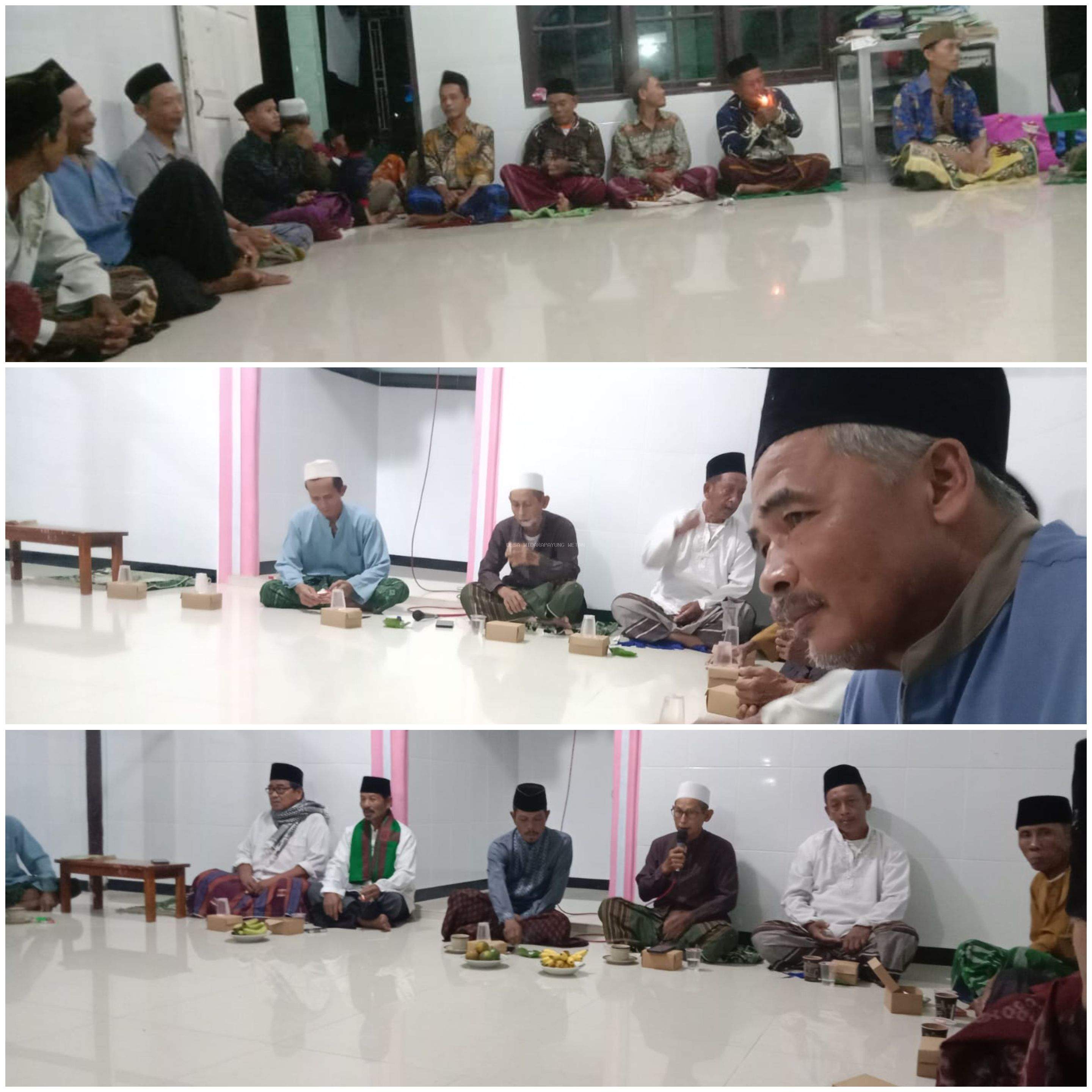 Tarawih dan Silaturahim Pemerintah Desa Widarapayung Wetan di Mushola Darul Abror RT 01