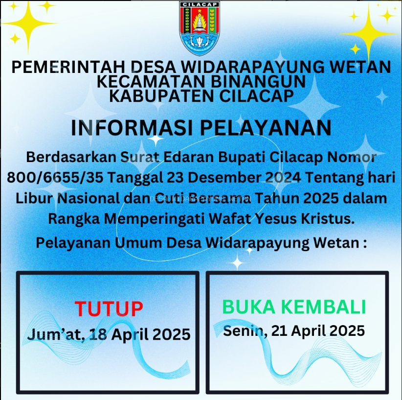 Informasi Pelayanan Administrasi Memeperingati Wafat Yesus Kristus