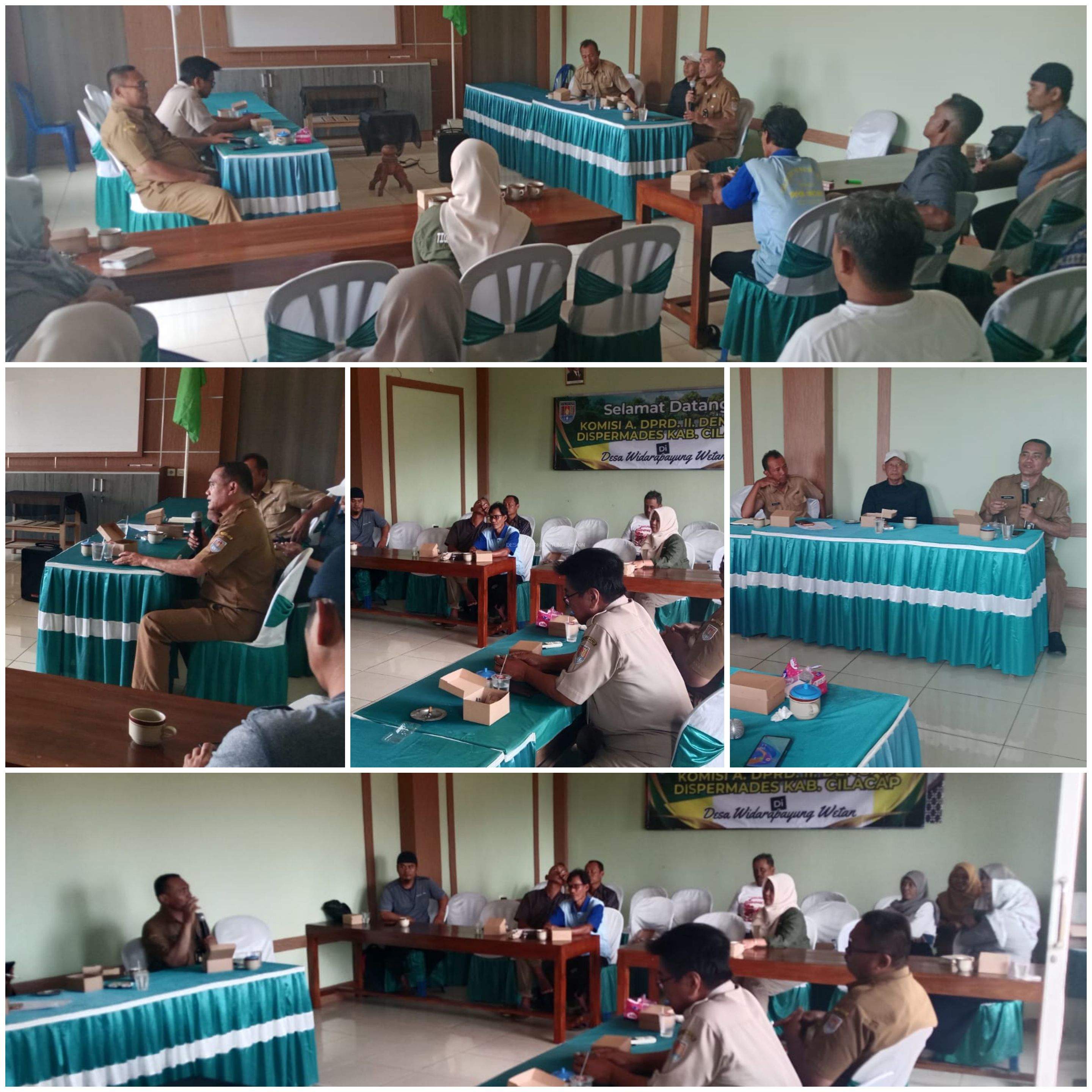 Pemerintah Desa Widarapayung Wetan bersama Pengurus Desa Wisata Membahas Penilaian Desa Wisata