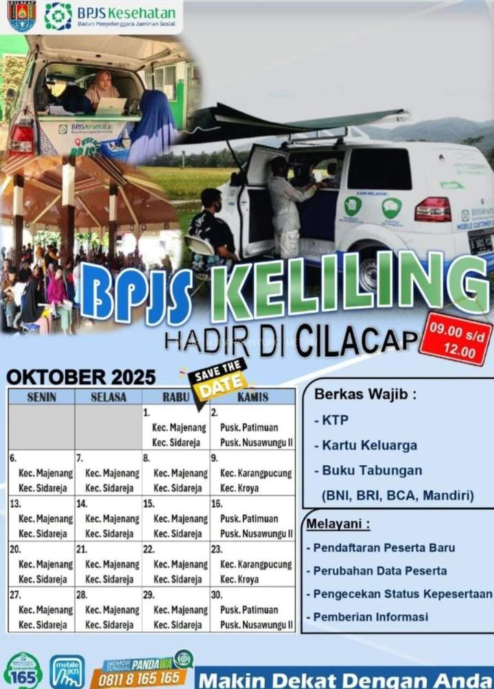 Jadwal Layanan BPJS Keliling Bulan Oktober 2025