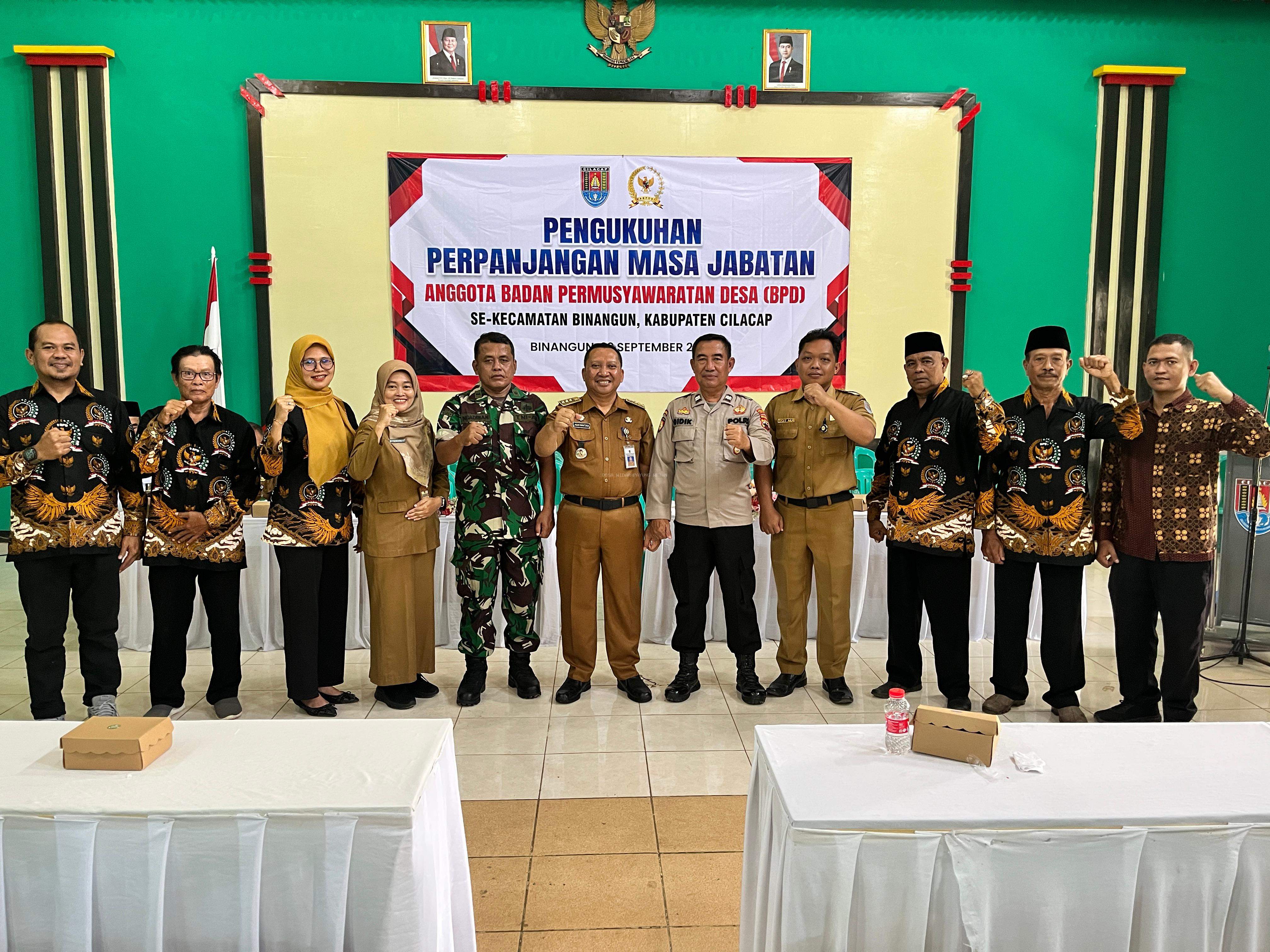 Pengukuhan Perpanjangan Masa Jabatan Anggota Badan Permusyawaratan Desa