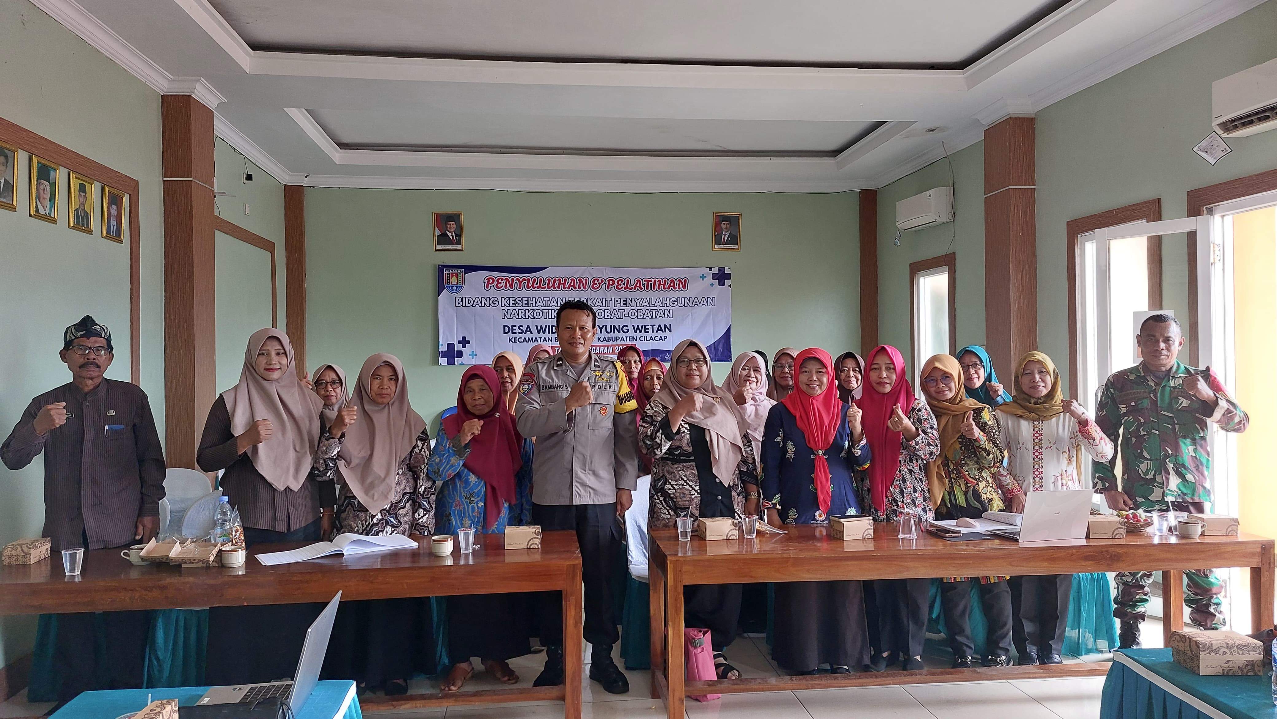 Penyuluhan & Pelatihan Pencegahan Narkoba di Desa Widarayung Wetan