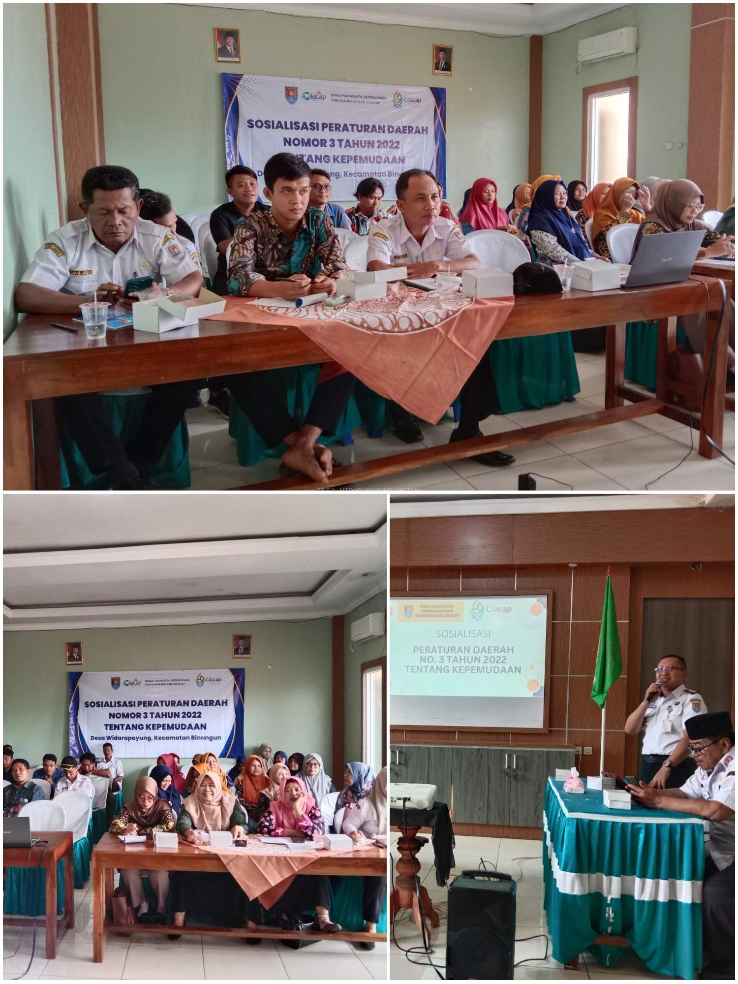 Sosialisasi Peraturan Daerah Cilacap Nomor 3 Tahun 2022 tentang Kepemudaan