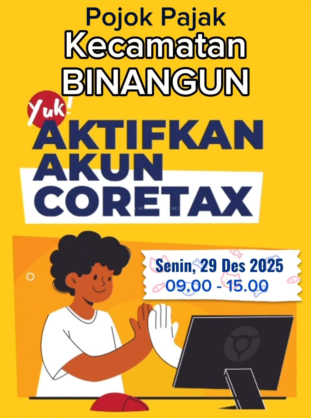 Hadir di Binangun! Layanan Pojok Pajak untuk Aktivasi Akun Coretax