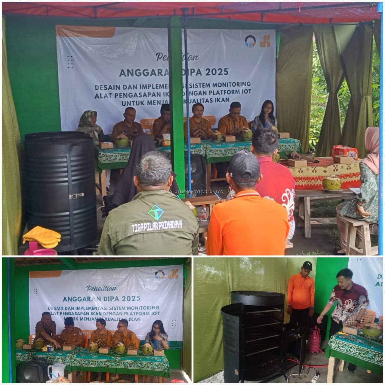 Inovasi Teknologi: Politeknik Negeri Cilacap Kembangkan Sistem Monitoring Pengasapan Ikan Berbasis IoT di Widarapayung Wetan